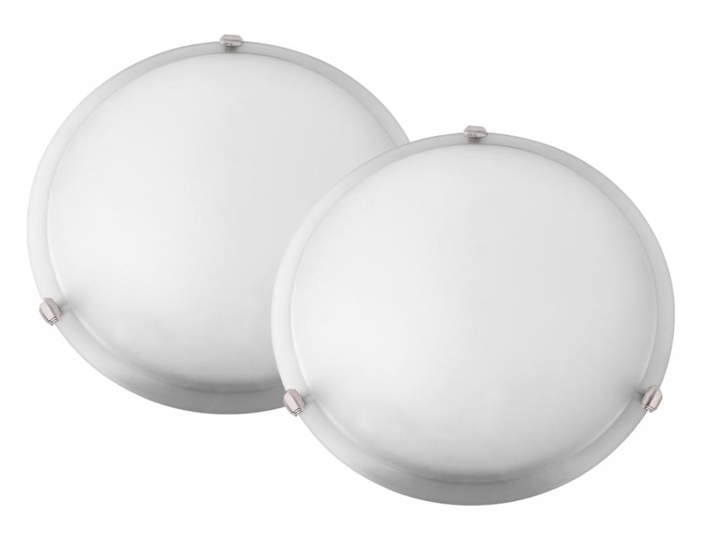 3 Light Flush Mount Twin Pack