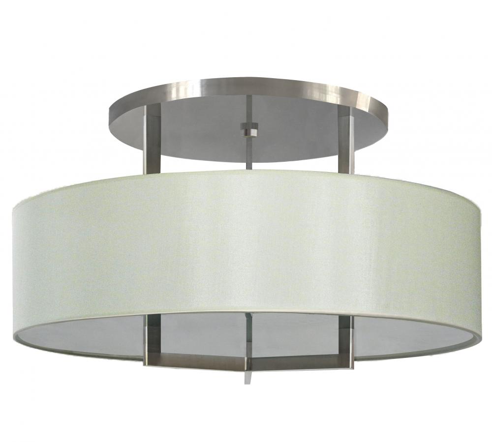 3 Light Semi Flush