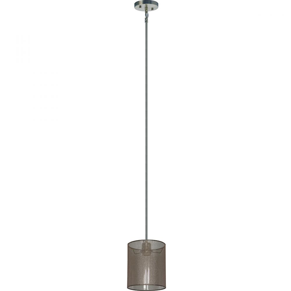 1 Light Pendant Drum Shade