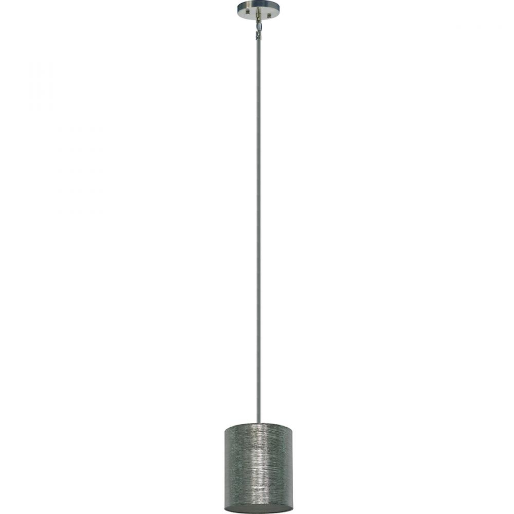 1 Light Pendant Drum Shade