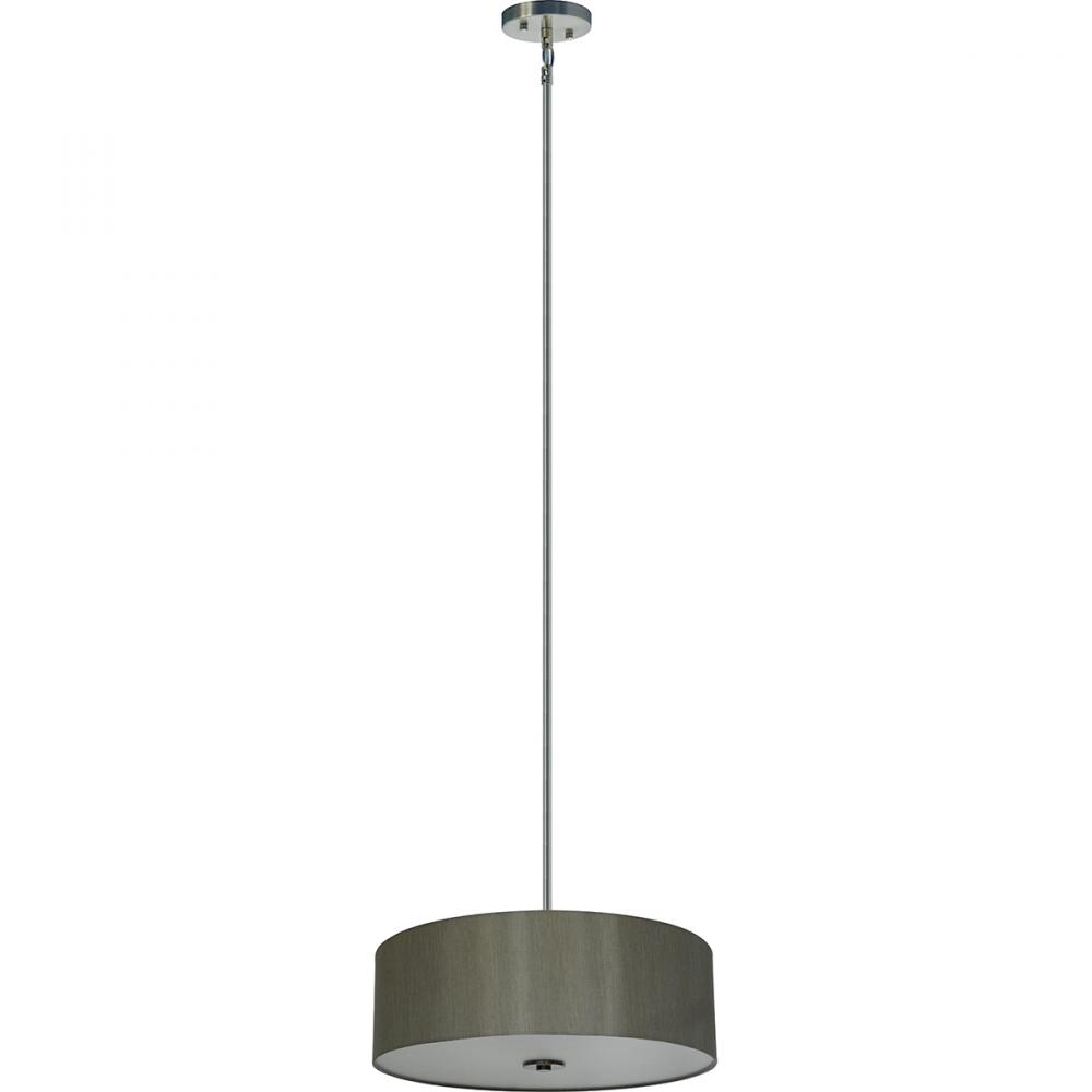 4 Light Chandelier Drum Shade