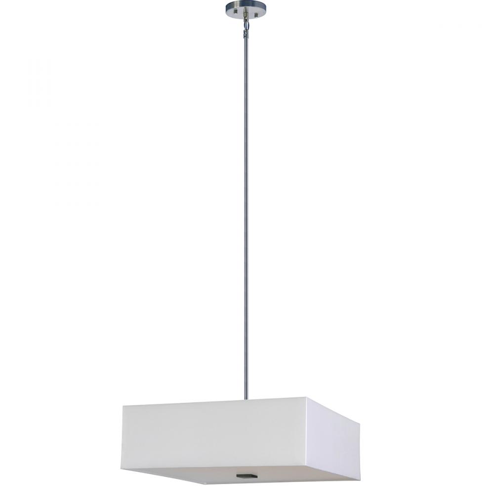 3 Light Chandelier Square Shade