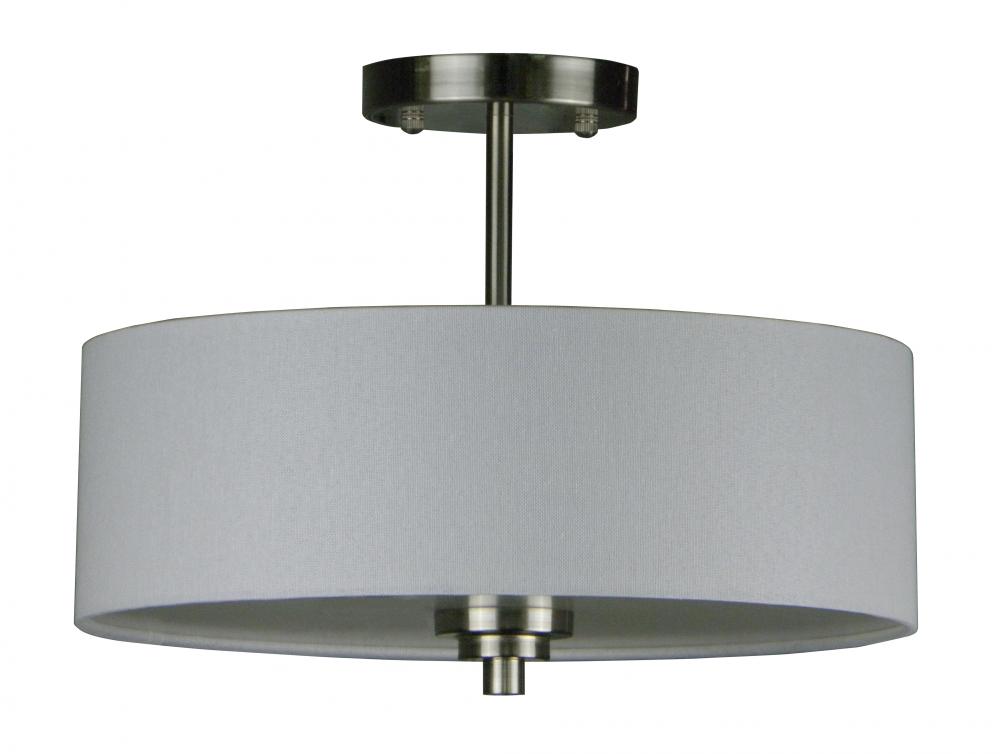 3 Light Semi Flush