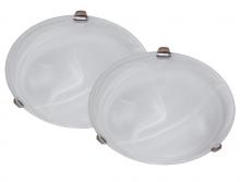 Whitfield FM3-12SSTWINPACK - 2 Light Flush Mount Twin Pack