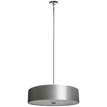 Whitfield SH3007-GRYCH - 5 Light Chandelier Drum Shade